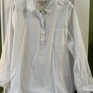 Alexander Jordan Women's White Button Down Shirt